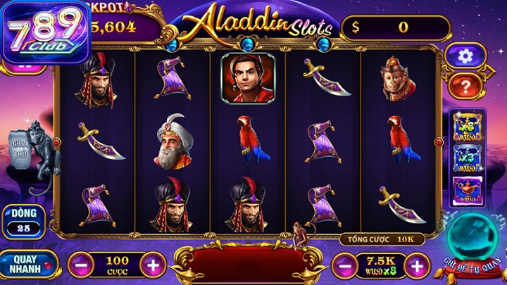 Người chơi Aladdin Slots tại 789Club có cơ hội nhận được nhiều ưu đãi đặc biệt