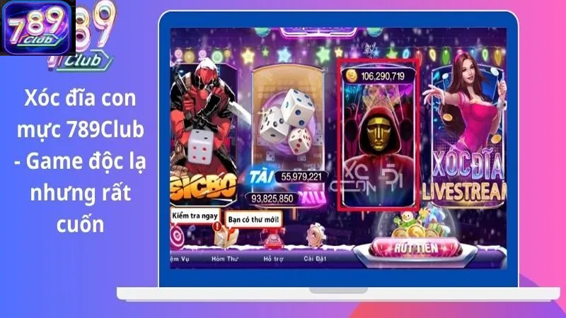 Xóc đĩa con mực 789Club là một trò chơi giải trí hấp dẫn