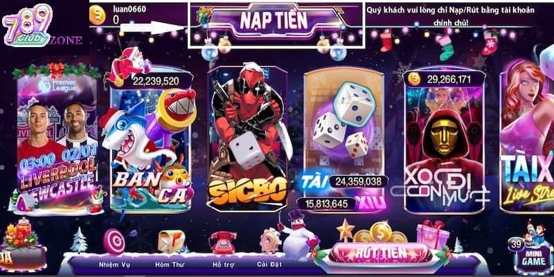 Nạp tiền 789Club là một bước quan trọng để bạn có thể tham gia vào các trò chơi cá cược