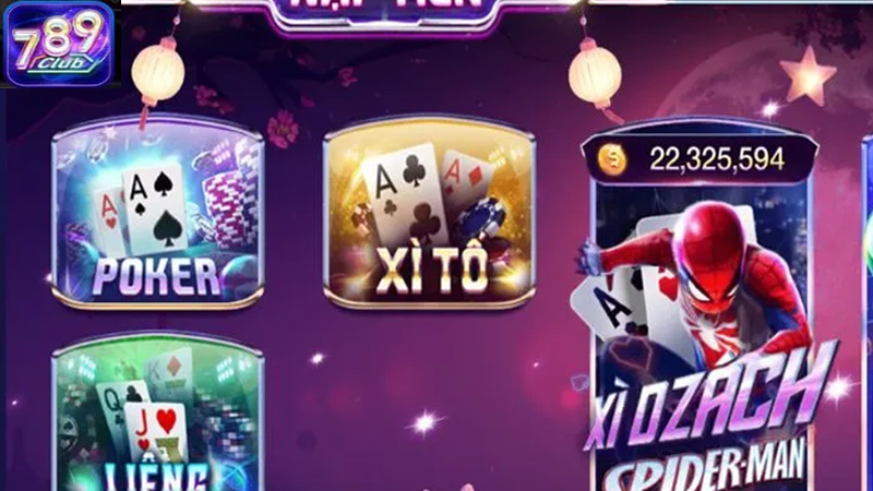 789Club cung cấp đa dạng các phiên bản Xì tố
